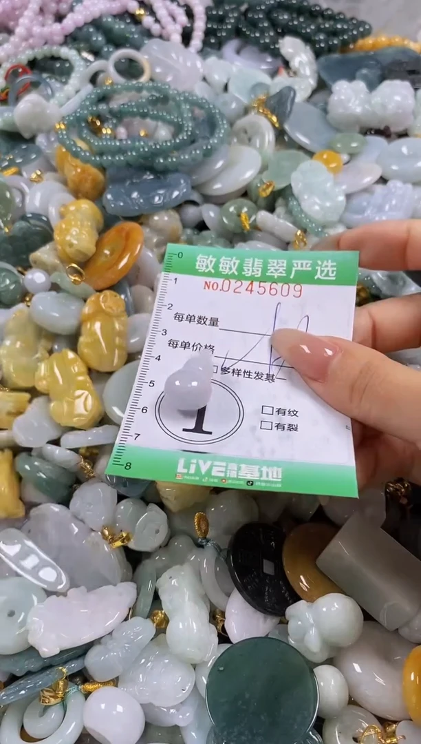 翡翠未镶嵌颈饰闪购0245609多样性发其一