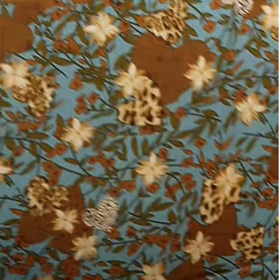 云锦缎爱心小花时装时尚面料（不支持7天无理由