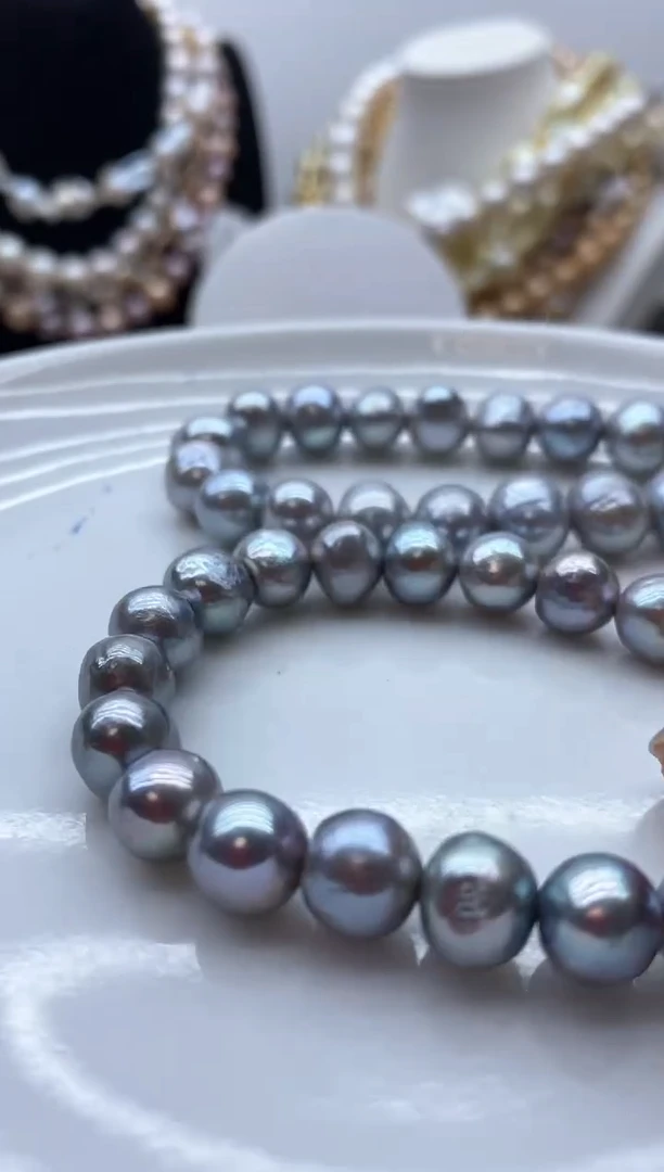 【闪购商品】淡水珍珠颈饰钛钢42