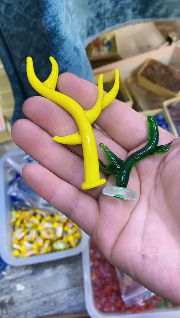 【闪购商品】琉璃手工艺品水草2个