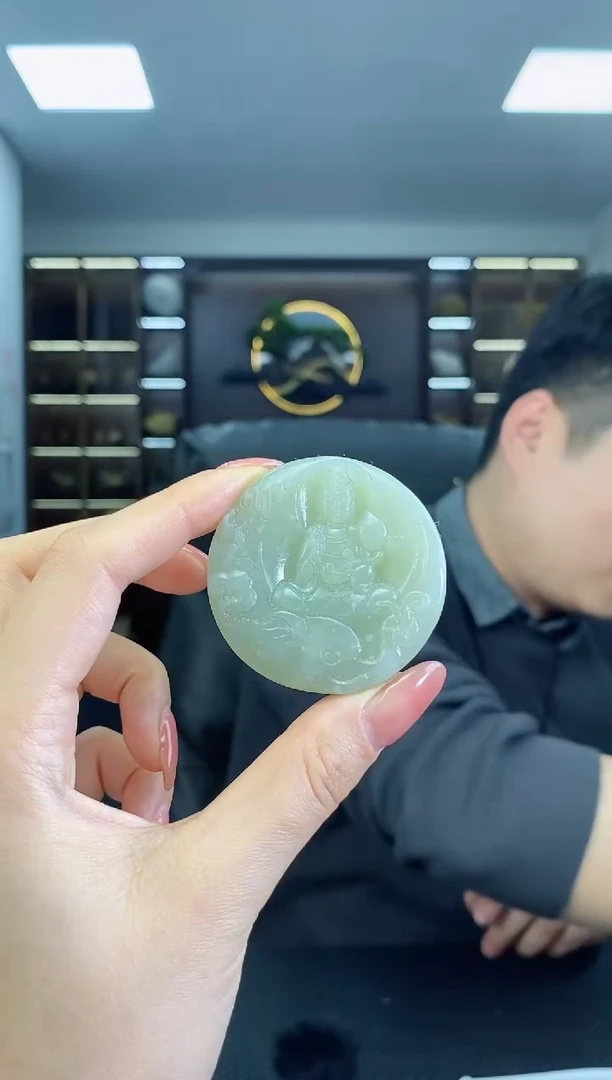 【闪购商品】和田玉颈饰未镶嵌观音清货2