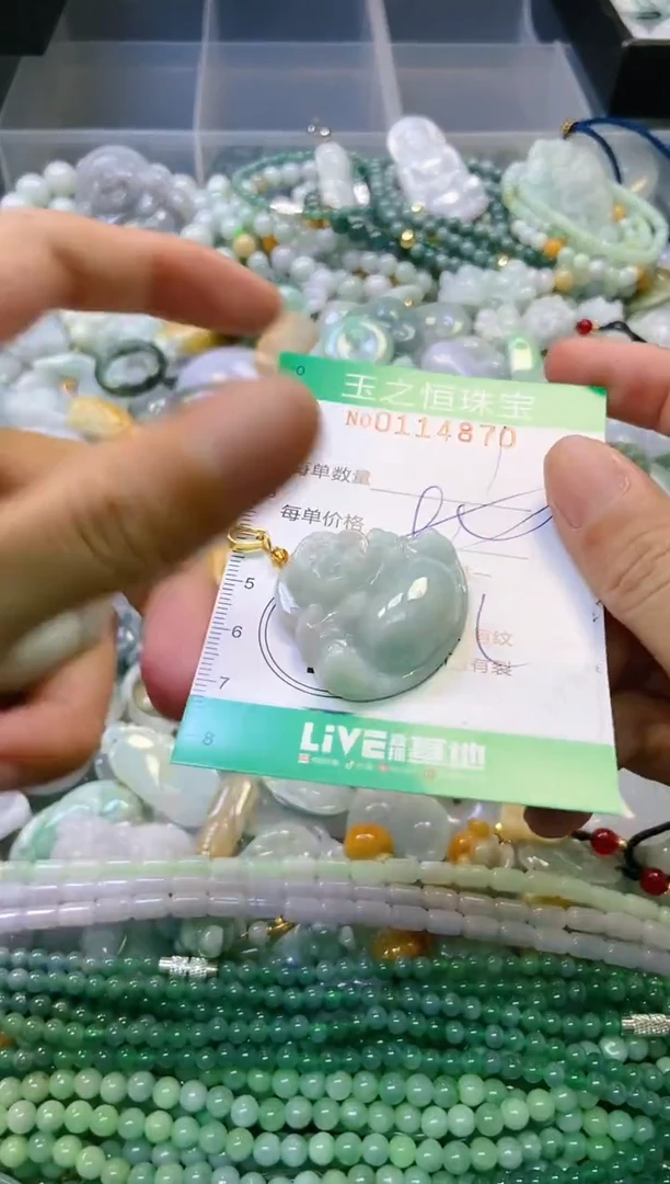 翡翠未镶嵌颈饰闪购0114870多样性发其一