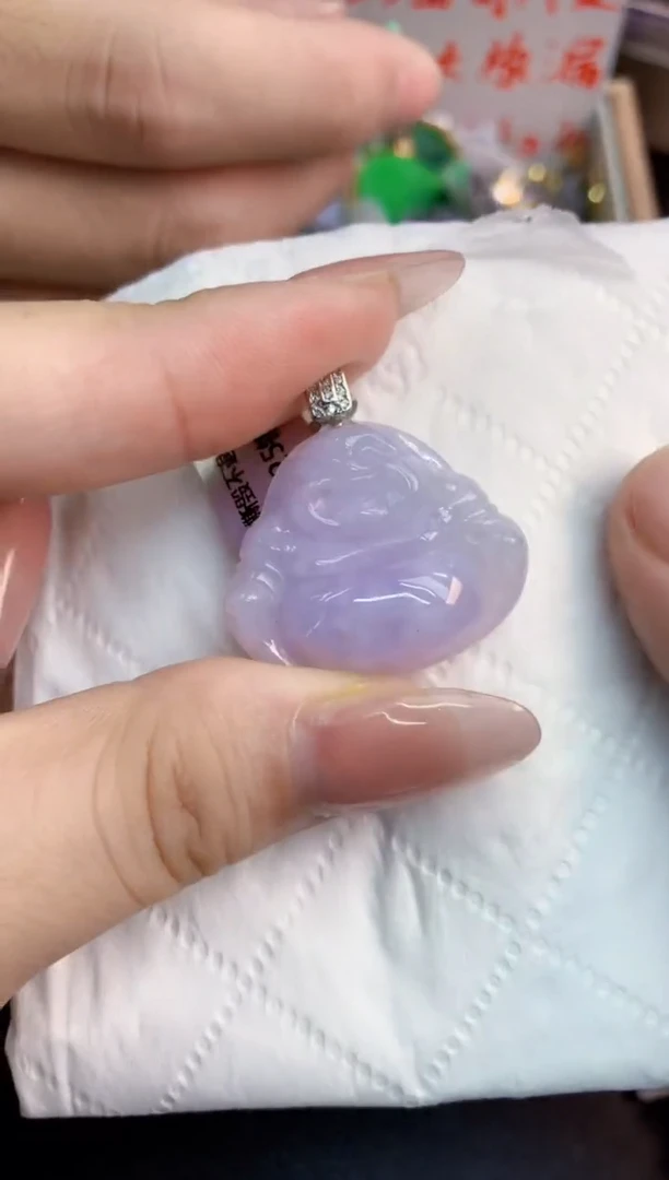 翡翠未镶嵌吊坠(不含链)1