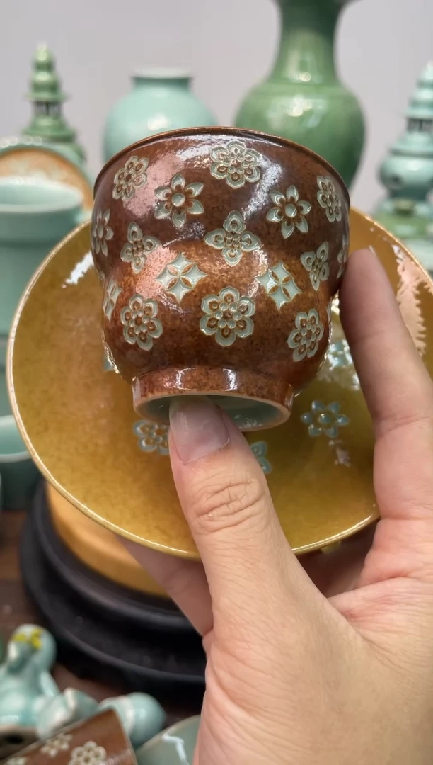 1杯1托 慧仙青瓷 龙泉青瓷大促  定点福利放漏