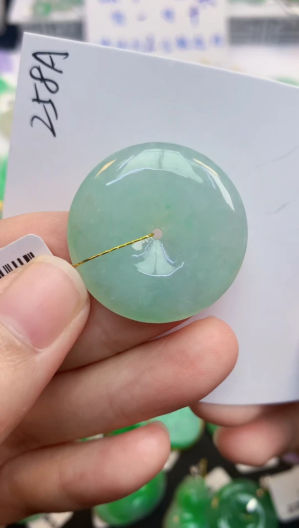 颈饰未镶嵌翡翠天然缅甸a货翡翠