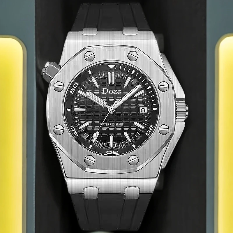 【专柜正品】---黄家橡树---高版本高品质---全新防水男款手表-24