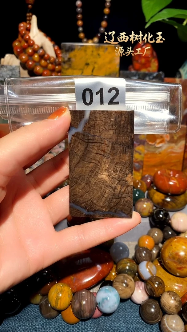 未镶嵌-硅化玉天然北票硅化玉吊坠