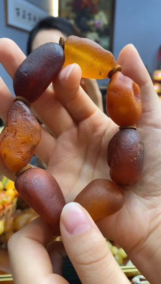 未镶嵌琥珀手串手串