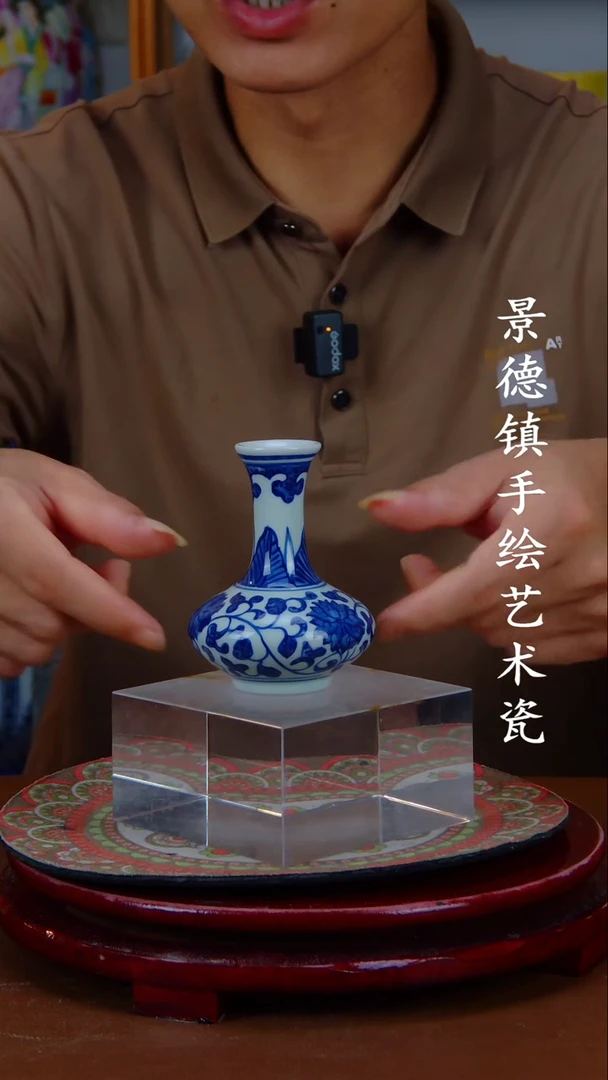 现代景德镇手工手绘陶瓷摆件10