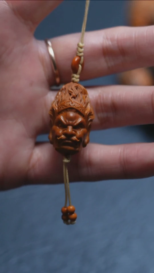 【闪购商品】橄榄核吊坠苏工橄榄核