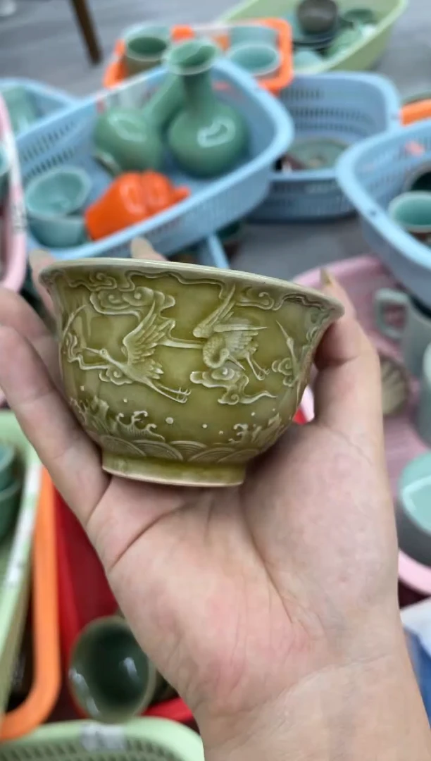 特价福利 微瑕 慧仙青瓷