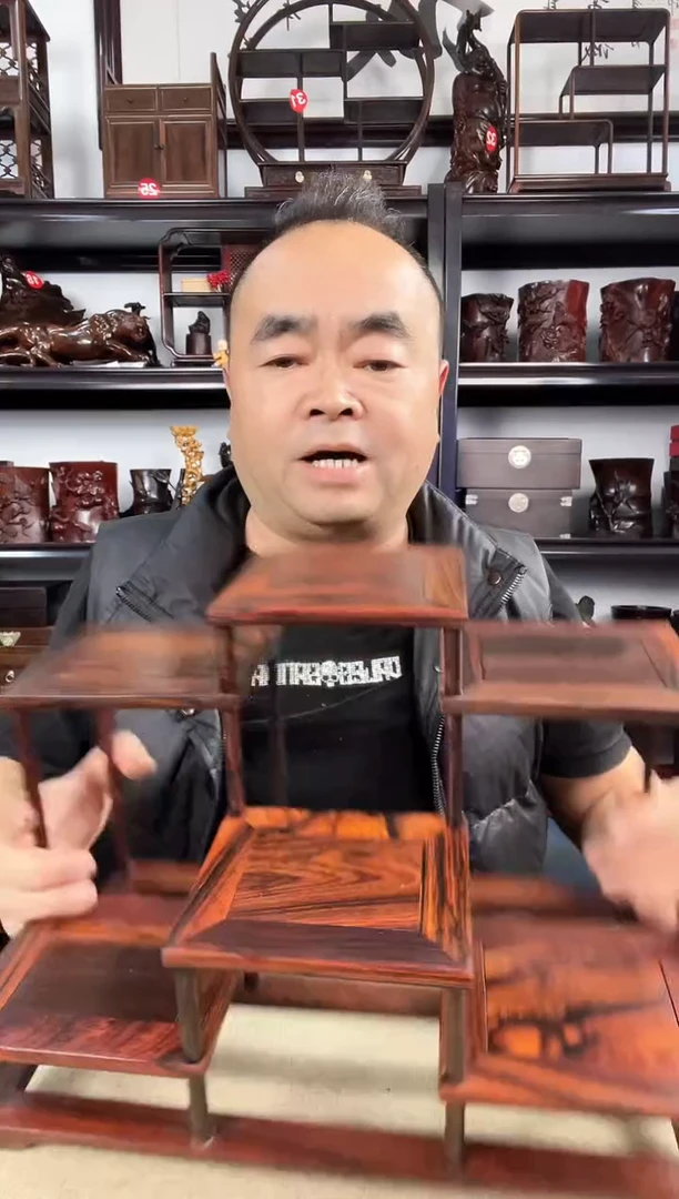 木老李红木工艺品946瑕疵