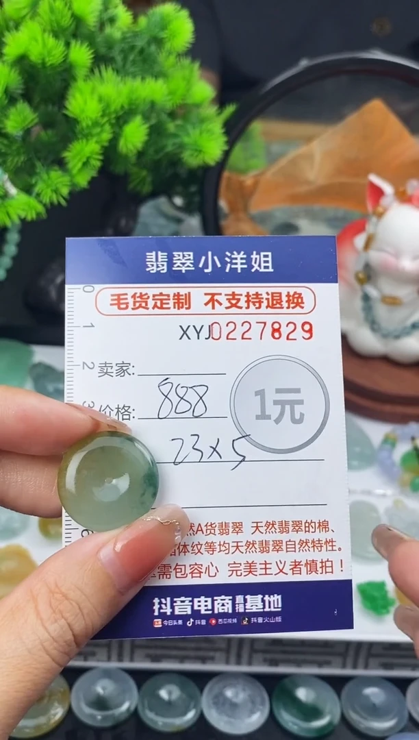 定制翡翠未镶嵌毛货商品不退换/ 7829