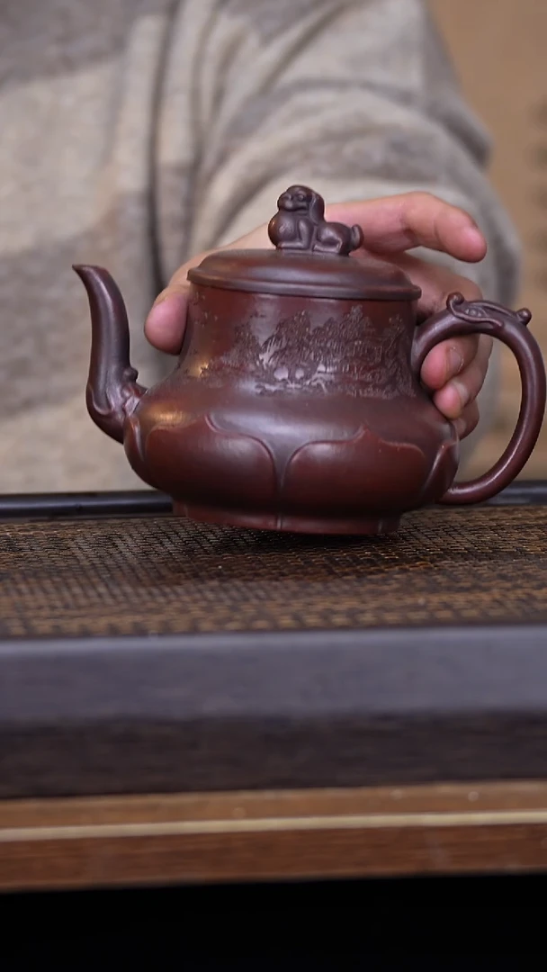 【闪购商品】紫砂茶壶原矿全手工紫砂壶84486