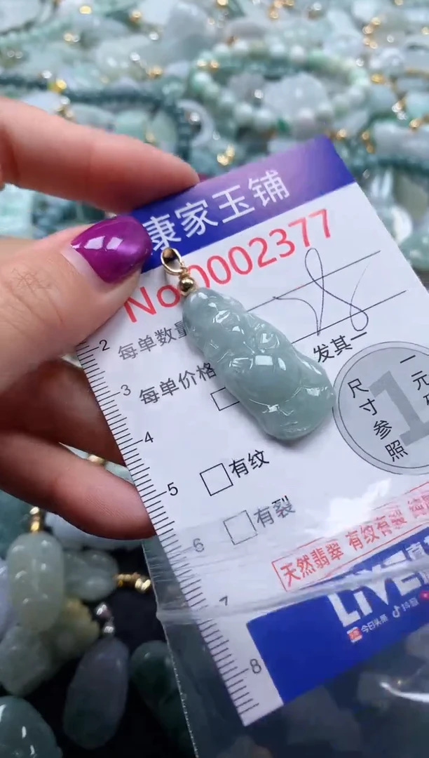 颈饰未镶嵌翡翠2377