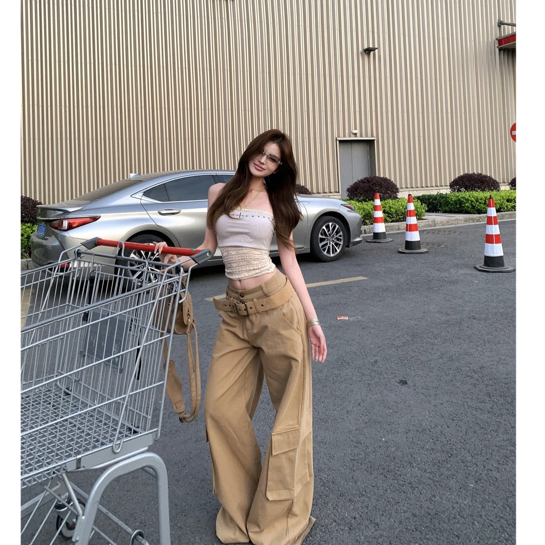 2025夏季新款时尚抹胸上衣洋气休闲百搭性感辣妹外穿气质显瘦上衣