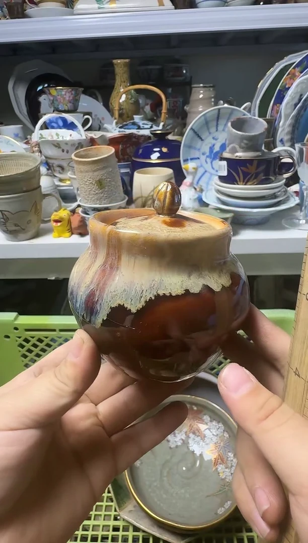 中古瓷器，默认微瑕-好看，漂亮的粗陶