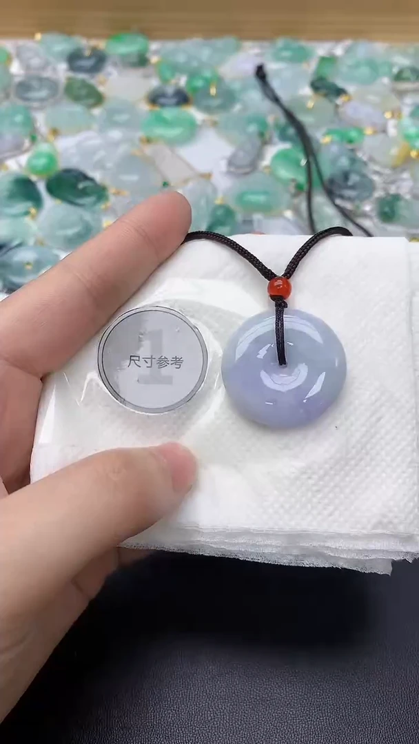 颈饰未镶嵌翡翠天然缅甸A货百元以上9元证书费自理