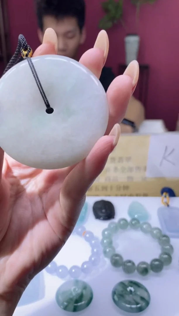 颈饰未镶嵌翡翠34726