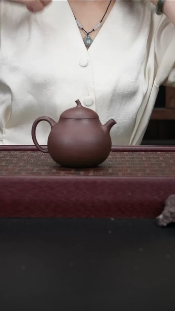 茶壶紫砂yz桃花泥 茄瓜160CC