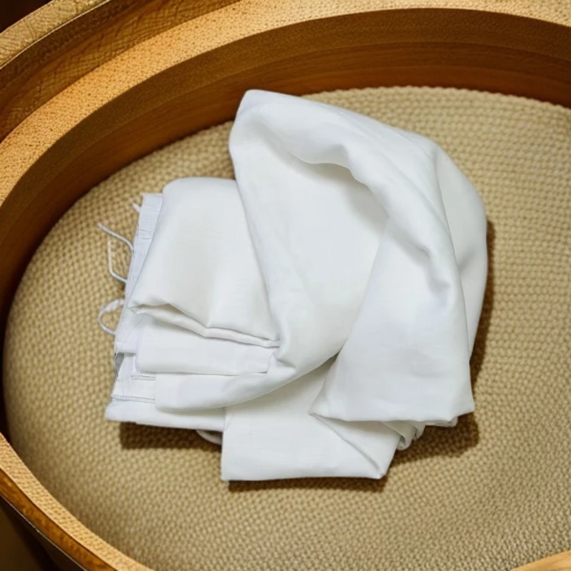 白色纯亚麻100%布 布料