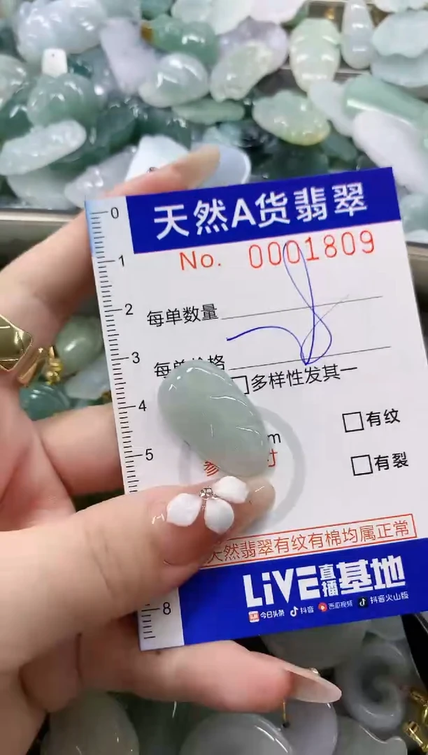 颈饰未镶嵌翡翠天然A货翡翠