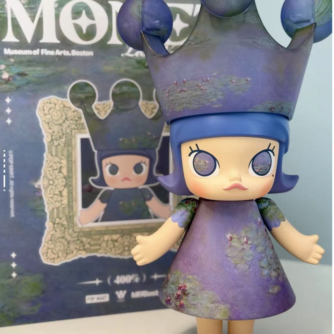 MEGA ROYAL MOLLY400%莫奈-睡莲潮流摆件 Molly睡莲400%