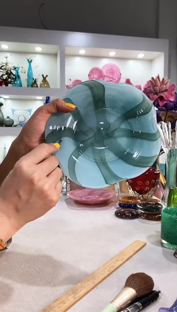 慕忆家手作琉璃花瓶wx