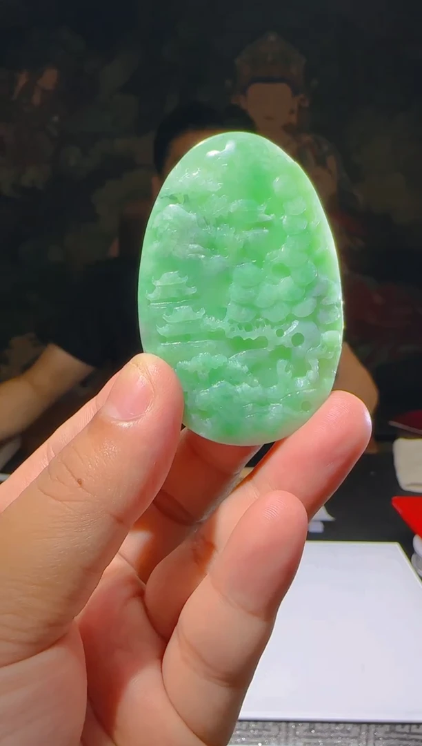 定制翡翠未镶嵌L-@@QJBD704007