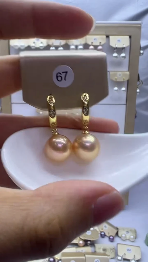 未镶嵌耳饰淡水珍珠67