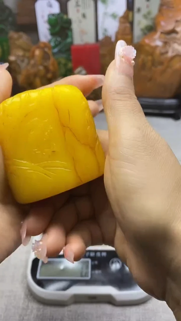 寿山石印石纯天然石料