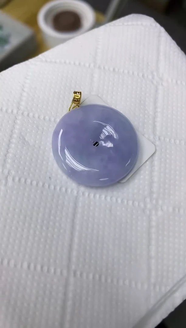 颈饰18K金镶嵌翡翠11111111111