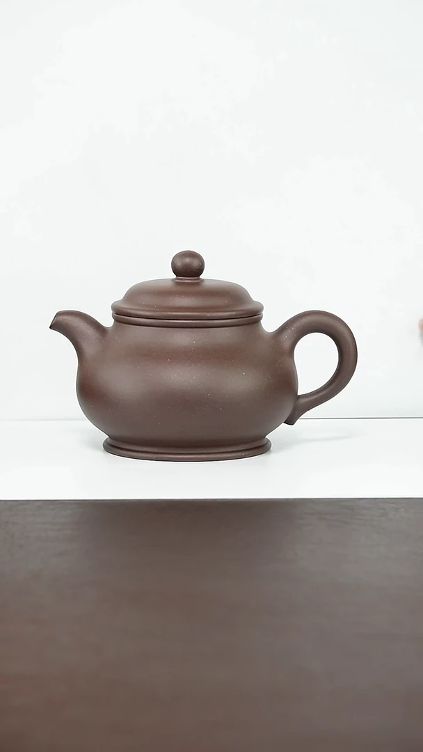 茶壶紫砂底槽青300毫升
