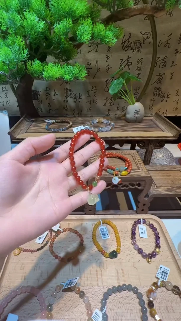 未镶嵌手链玛瑙/玉髓手饰@@