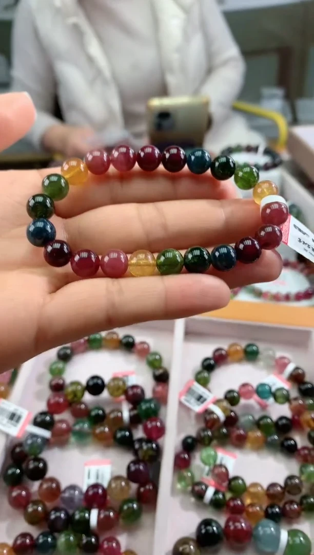 【闪购商品】碧玺手串未镶嵌多样性发一条