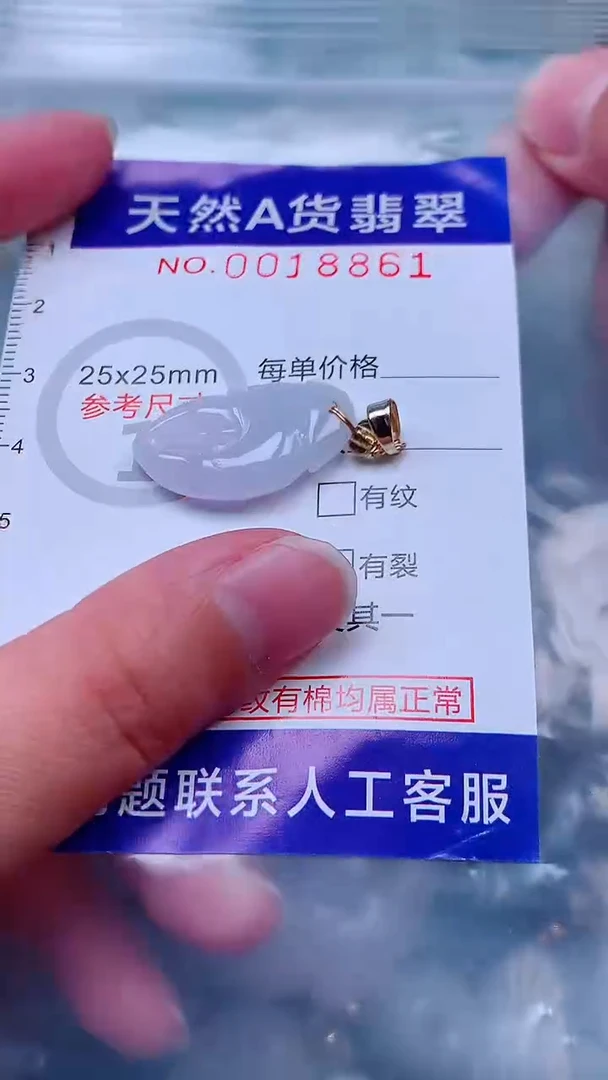 吊坠(不含链)未镶嵌翡翠1