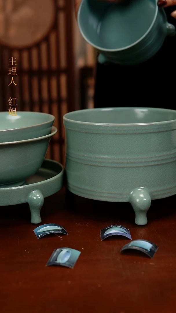 瓷片白****天原产地原矿釉汝瓷