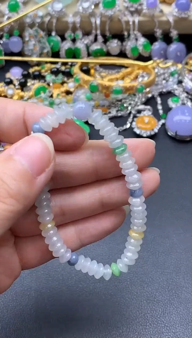 未镶嵌手链翡翠146-中国好珍宝