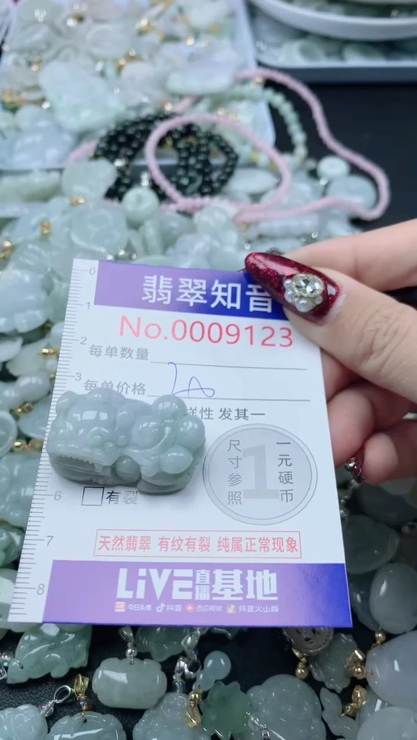 吊坠(不含链)未镶嵌翡翠9123