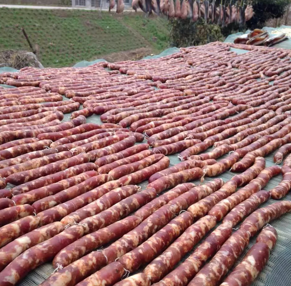 【10斤起】农家手工乡镇灌装荆州农家味纯肉腊肠原味麻辣味江汉老家