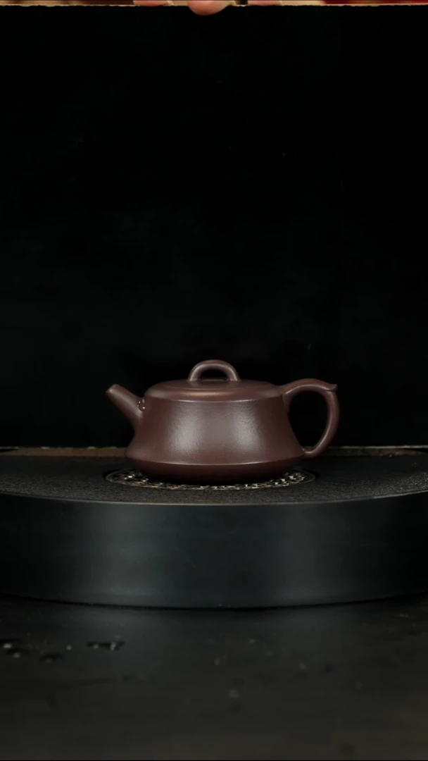 【闪购商品】紫砂茶壶大水潭精挑天青柱础