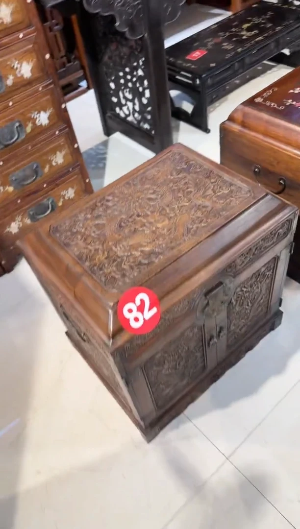 【闪购商品】木木艺雕刻正龙大官箱1800.8888