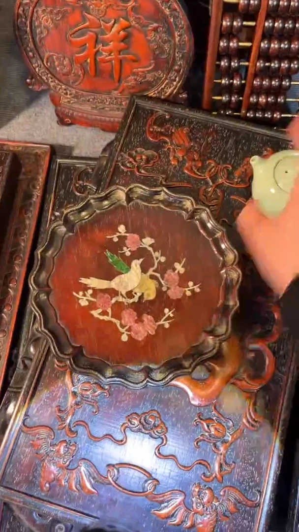 非洲紫檀（红花梨）盘