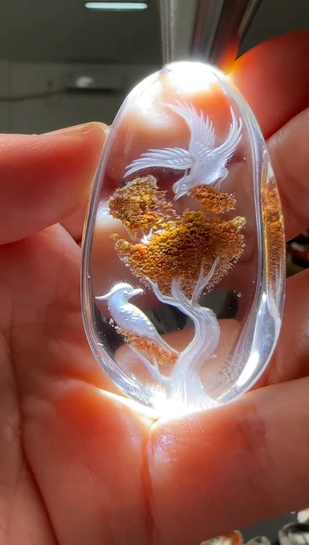 【闪购商品】水晶多样性发一件未镶嵌水晶挂件