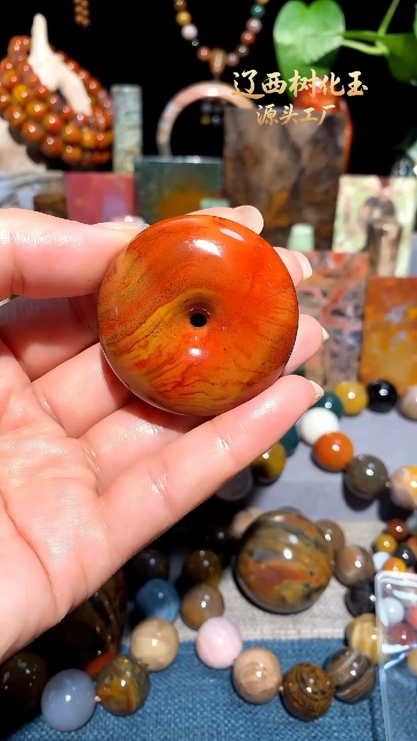 未镶嵌-硅化玉温*杭天然北票硅化玉吊坠