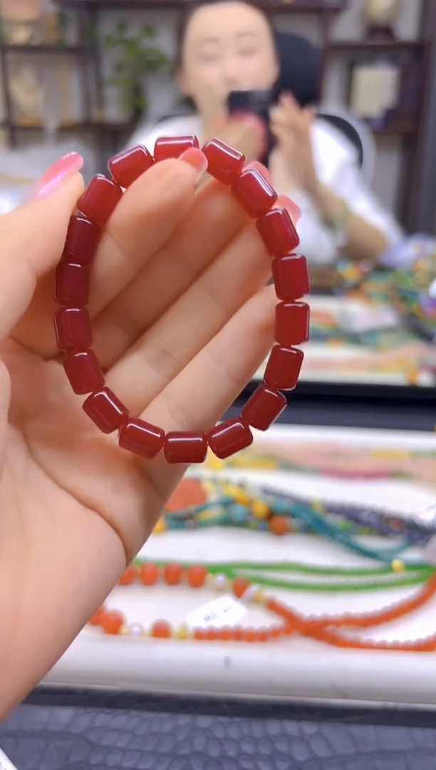 红宝石未镶嵌手链DIY款S621