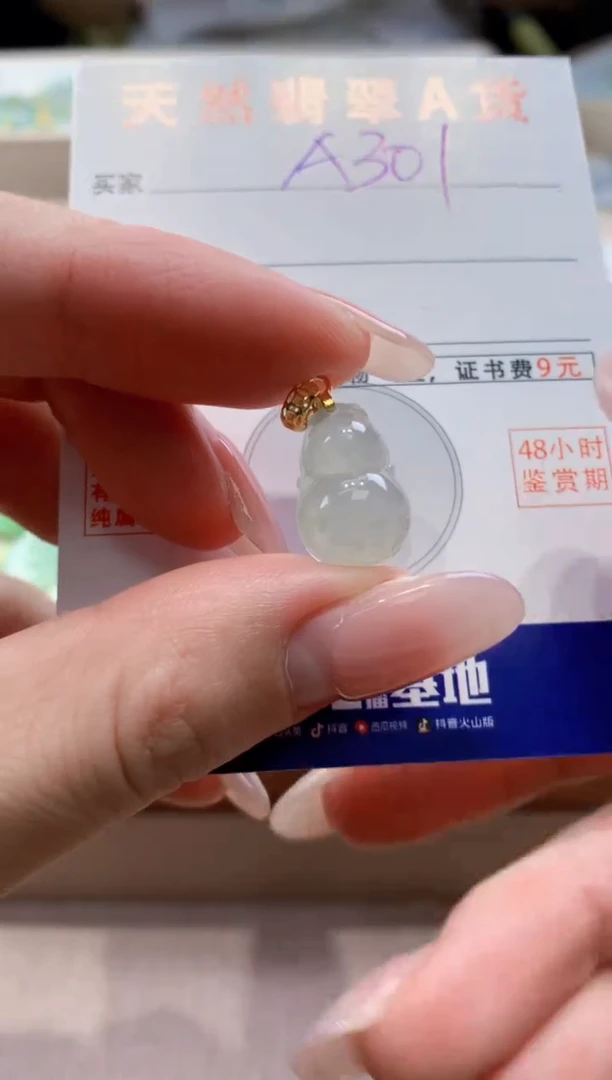 颈饰未镶嵌翡翠 天然缅甸a货翡翠