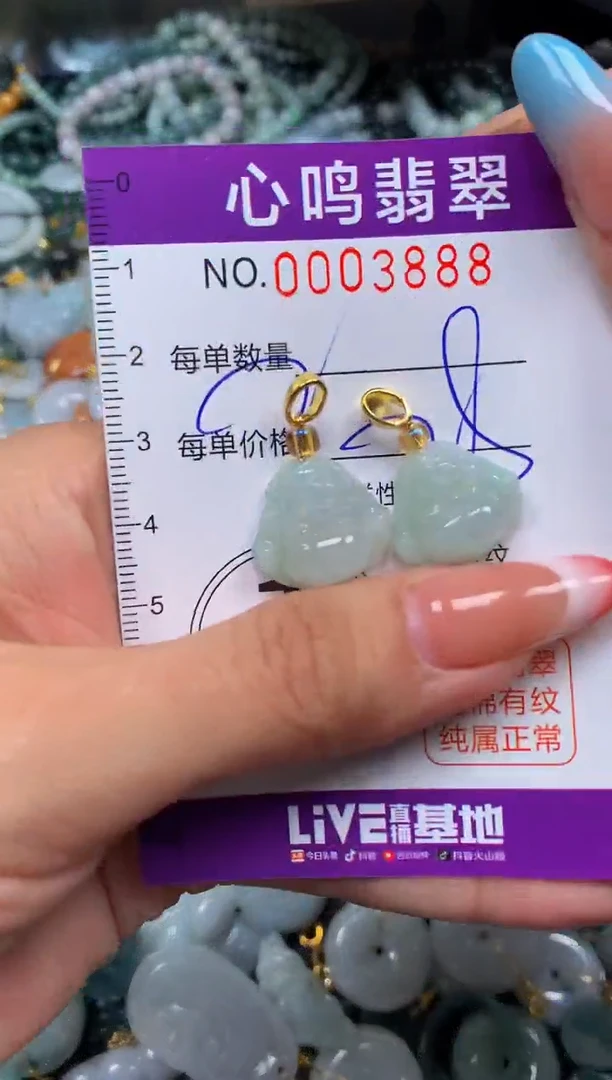 翡翠未镶嵌颈饰闪购003888