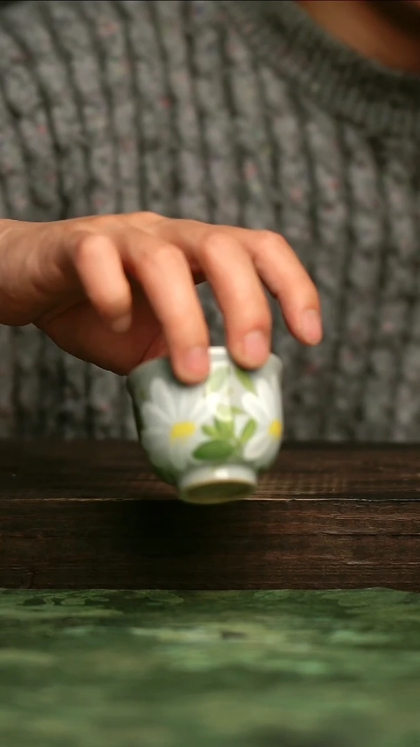 青诗集手工手绘瓷器