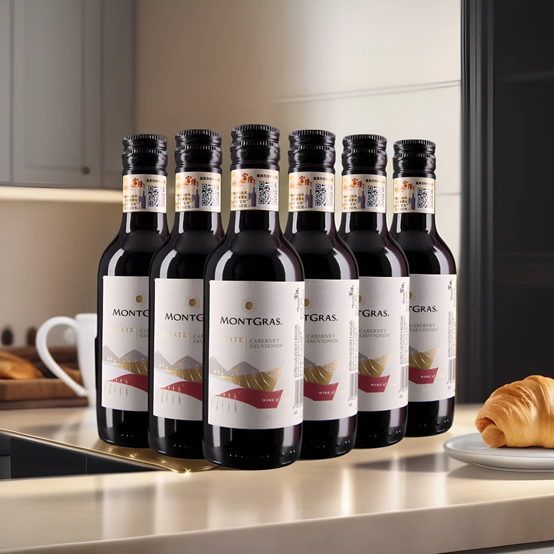 嘉斯山赤霞珠红葡萄酒187.5ml迷你 6瓶装